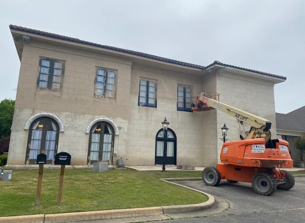 Exterior lift work
