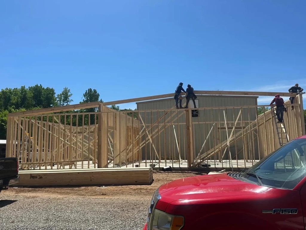 Boyd Walston Construction framing crew