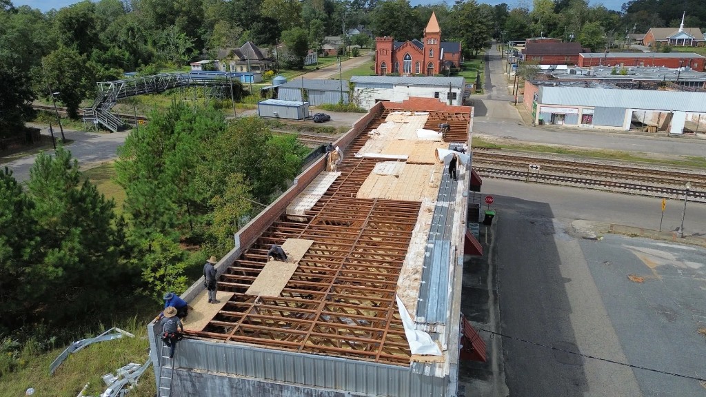 Georgiana Opera House roof decking