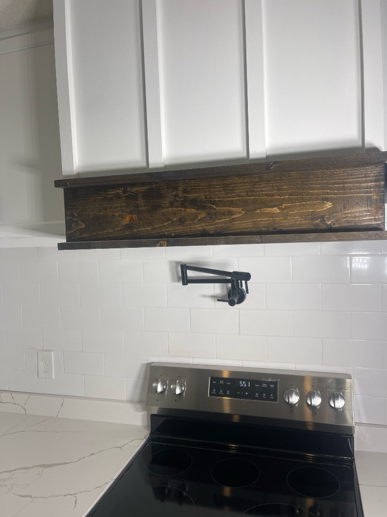 Custom kitchen hood