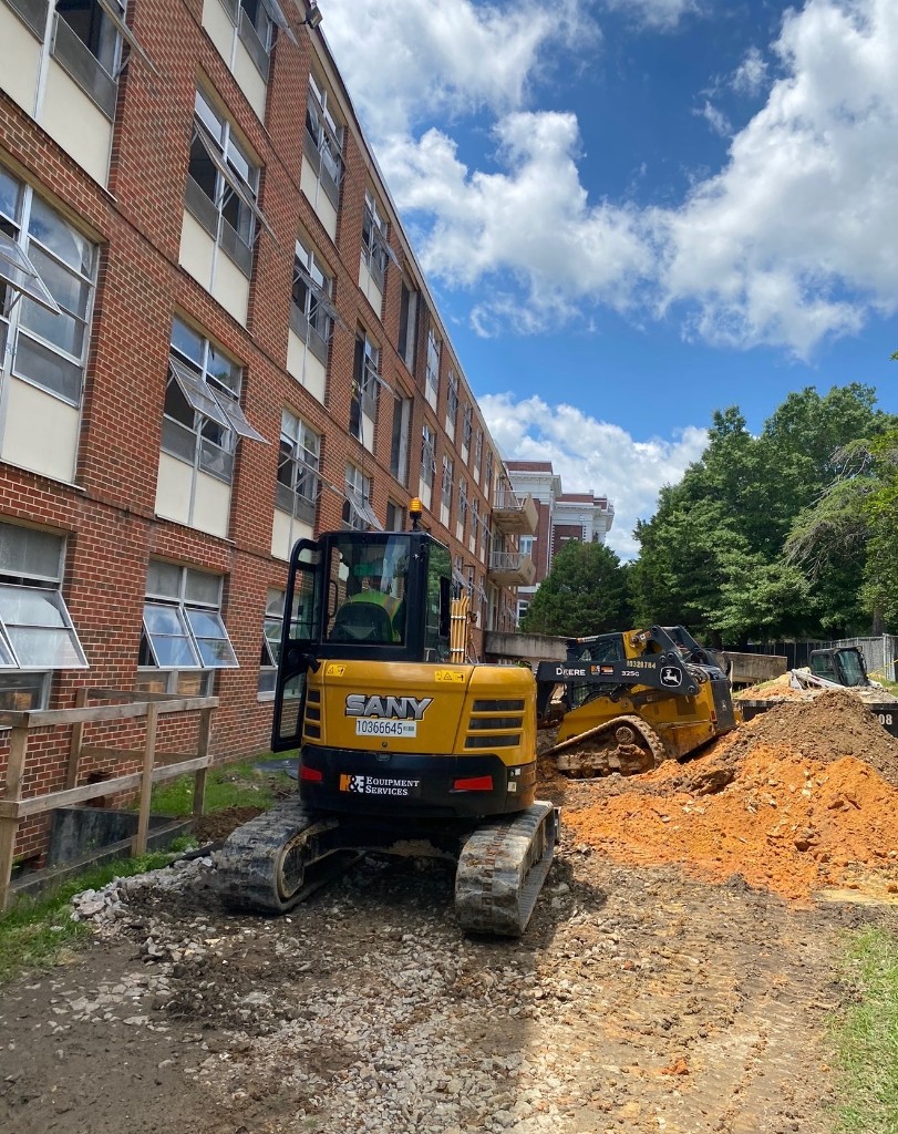 Excavation at Tuskegee University