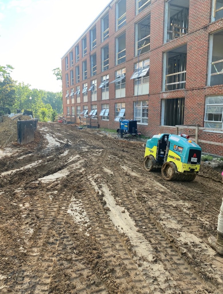 Site prep at Tuskegee University